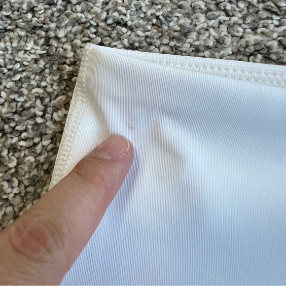 Old Navy White High Rise Pleated‎ Tennis Skort with Pocket, Size Medium - Picture 6 of 8